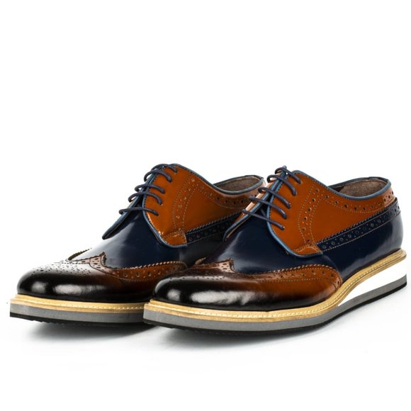 Business Casual Brown Leather Dress Shoes for Men main image 7